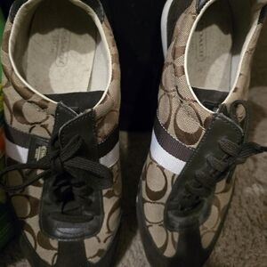 Coach Brown and Black Sneakers